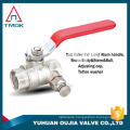 TMOK nice quality equal shape brass control valve switch female*female with brass ball inside NPT thread connection